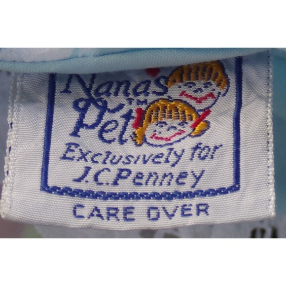 Vintage Baby Dress Nana's Pet Sky Blue‎ White Ruffles Rosettes EUC - Picture 2 of 5